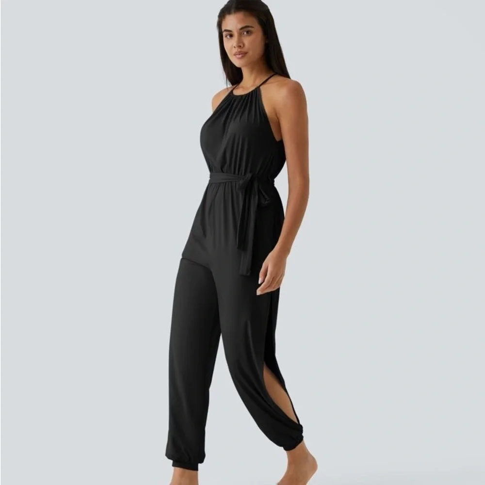 HALARA Black Jumpsuit - Picture 1 of 8